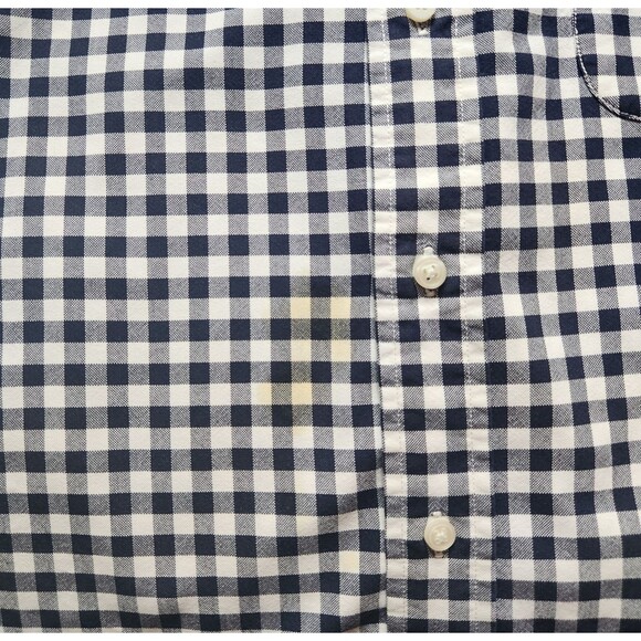 Tommy Hilfiger Shirt Men's Size Large Lion Crest Logo Black Check Long Sleeve - Picture 9 of 9